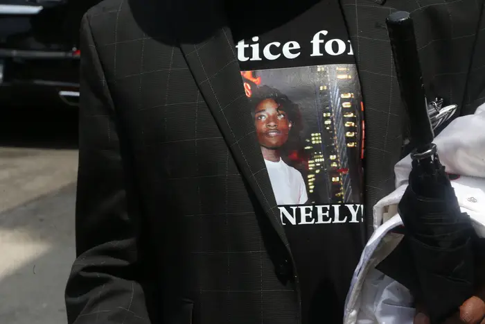 Crowds gather to mourn Jordan Neely as he was eulogized by the the Rev. Al Sharpton May 19.